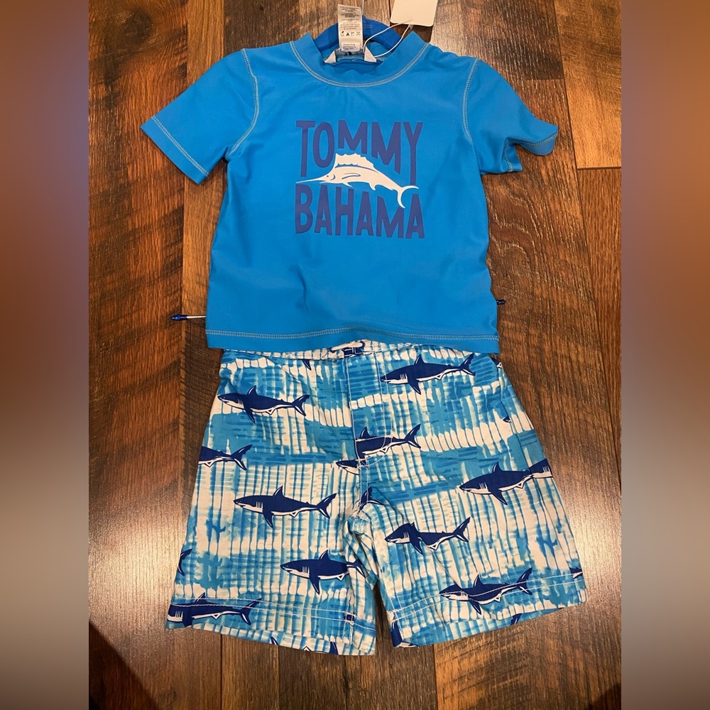 Tommy Bahama swimming trunk set 3T - Picture 1 of 3